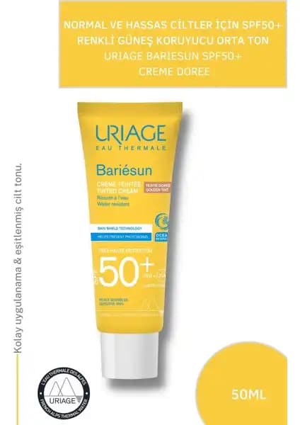 Uriage Bariesun SPF 50+ Renkli Güneş Koruyucu Krem Hassas Ciltler İçin Günlük Kullanım