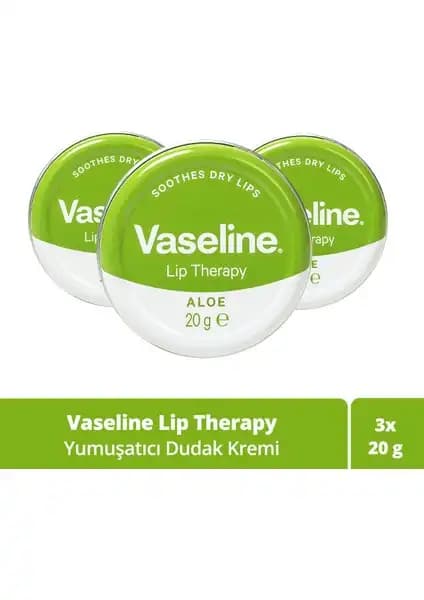 Vaseline Lip Therapy Aloe Vera Dudak Kremi: Nemlendirici ve Onarıcı Dudak Bakım Ürünü