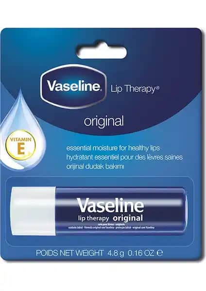 Vaseline Original Dudak Balmı: Doğal ve Etkili Nemlendirme Çözümü 75-90 karakter