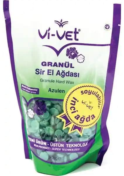 Vi-Vet İnci Granül Sir El Ağdası Azulen 250g Hassas Ciltler İçin Güvenli ve Etkili Bakım Ürünü