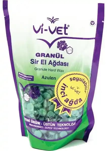 Vi-Vet İnci Granül Sir El Ağdası Azulen 250g Hassas Ciltler İçin Güvenli ve Etkili Bakım Ürünü