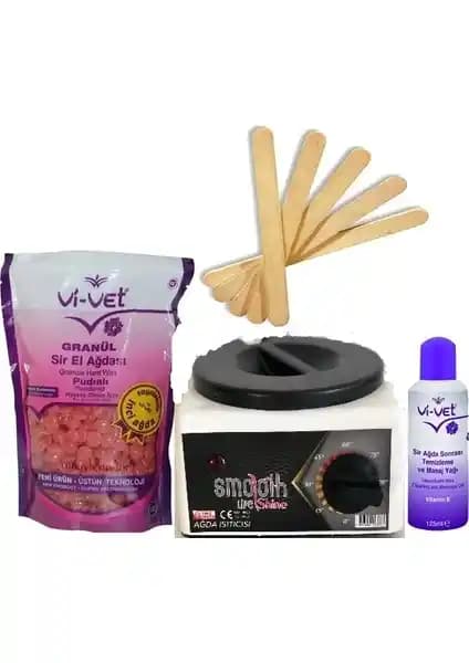 Vi-Vet Smooth Makine Vivet Boncuk İnci Ağda Pudralı Pembe 4'lü Set Ürün İncelemesi ve Özellikleri