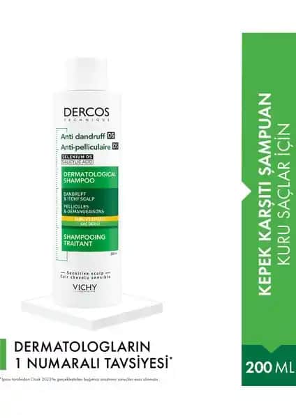 Vichy Dercos Kepek Önleyici Şampuan Saç Derisini Koruyan Dermatolojik Bakım Ürünü