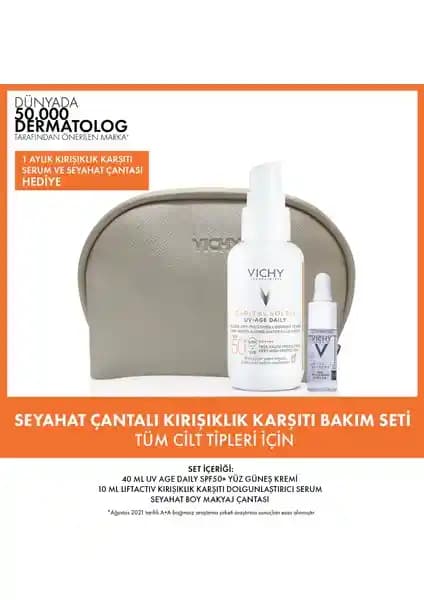 Vichy UV Age Daily SPF50+ Güneş Koruyucu ve Kırışıklık Karşıtı Bakım Seti İncelemesi