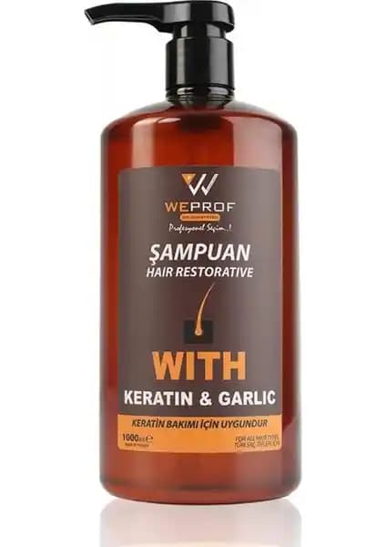 Weprof Tuzsuz Kerantinli Bakım Şampuanı: Saçlara Güç ve Parlaklık Kazandıran Uzun Ömürlü Çözüm