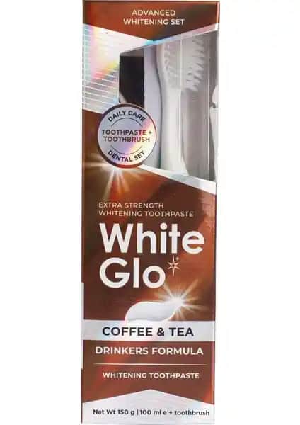 White Glo Diş Macunu Çay ve Kahve Lekelerine Karşı Güçlü Beyazlatma Çözümü