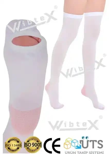 Wibtex Ameliyat Çorabı Diz Üstü Anti-Emboli: Kan Dolaşımını Destekleyen Güvenli Tıbbi Çorap