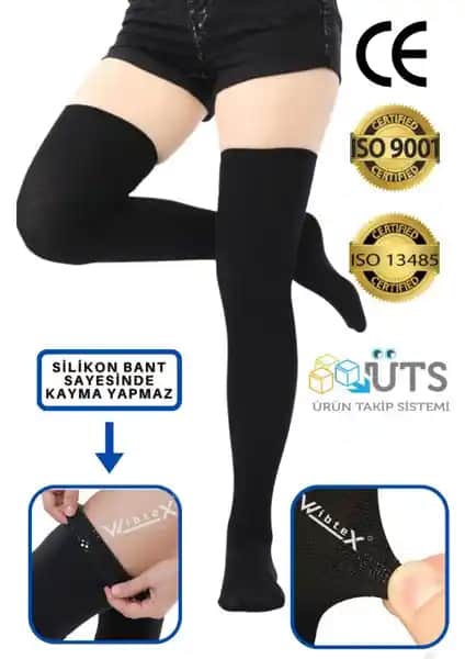 Wibtex Diz Üstü Varis Çorabı: Sağlık ve Konfor Sağlayan Ortopedik Destek Çorabı