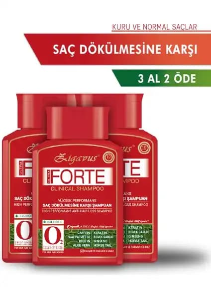 Yağlı Saçlar İçin Güçlü ve Klinik Destekli Zigavus Forte Ultra Clinical Şampuanı