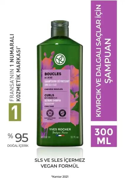 Yves Rocher Kıvırcık ve Dalgalı Saçlar İçin Bukle Belirginleştirici Şampuan Özellikleri ve Kullanımı