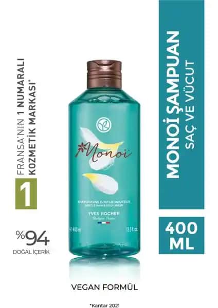 Yves Rocher Monoi Şampuanı: Tropikal Koku ve Doğal İçeriklerle Ferahlatıcı Bakım