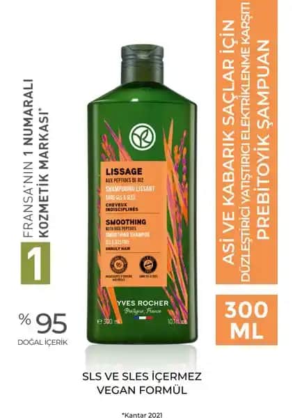 Yves Rocher Prebiyotik Şampuan ile Asi ve Kabarık Saçlar İçin Doğal Çözüm