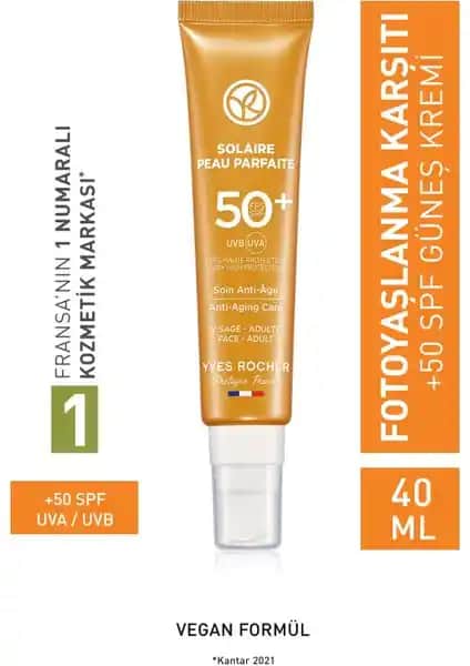 Yves Rocher Spf 50 Yüksek Koruma ve Leke Karşıtı Yüz Güneş Kremi Özellikleri ve Kullanımı