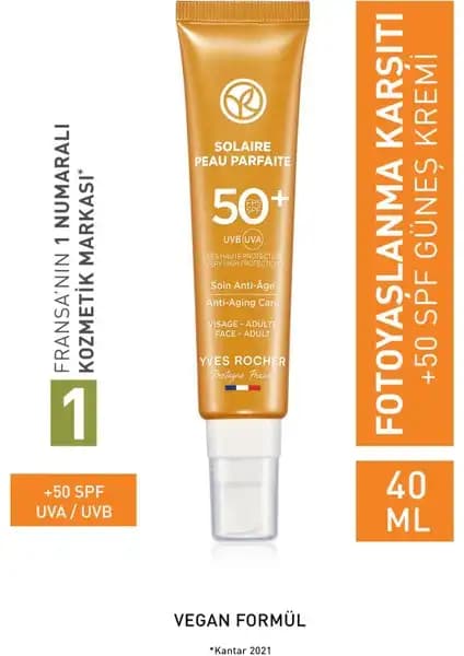 Yves Rocher Spf 50 Yüksek Koruma ve Leke Karşıtı Yüz Güneş Kremi Özellikleri ve Kullanımı