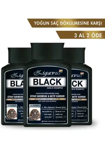 Zigavus Siyah Sarımsaklı Dökülme Karşıtı Şampuan ile Saç Sağlığınızı Güçlendirin