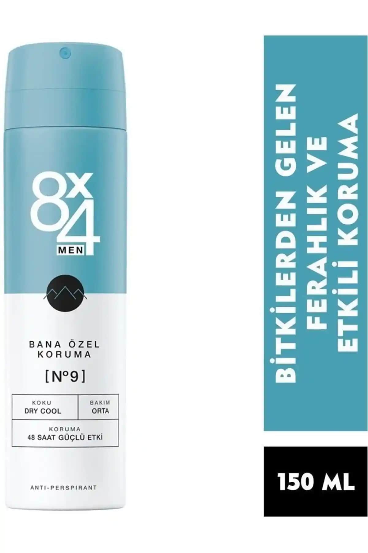 8x4 Men Deodorant Spray No.9 ile Rexona Men Clinical Protection Karşılaştırması