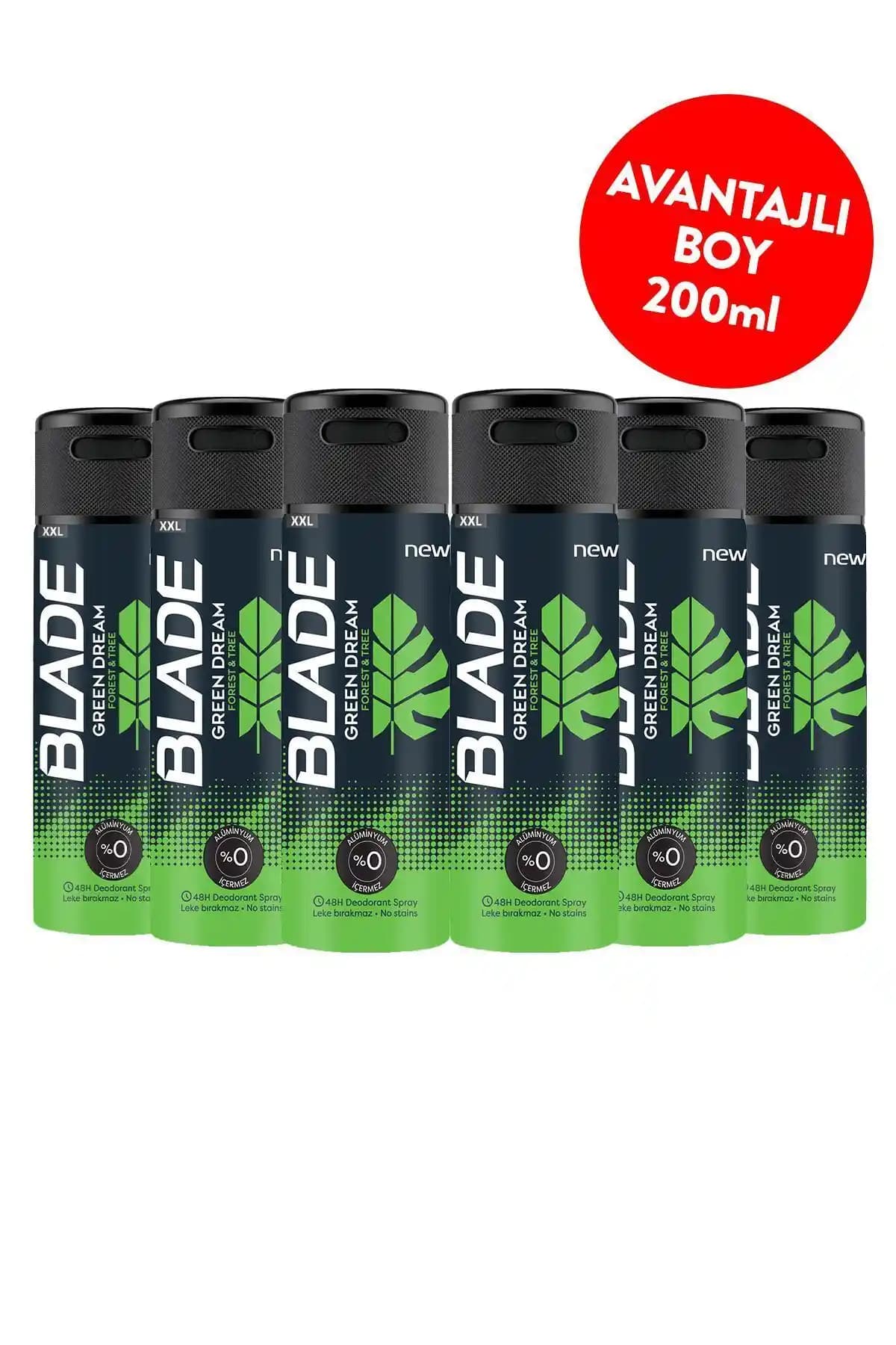 Blade Green Dream ve Blade Self Confidence: Deodorant Karşılaştırması