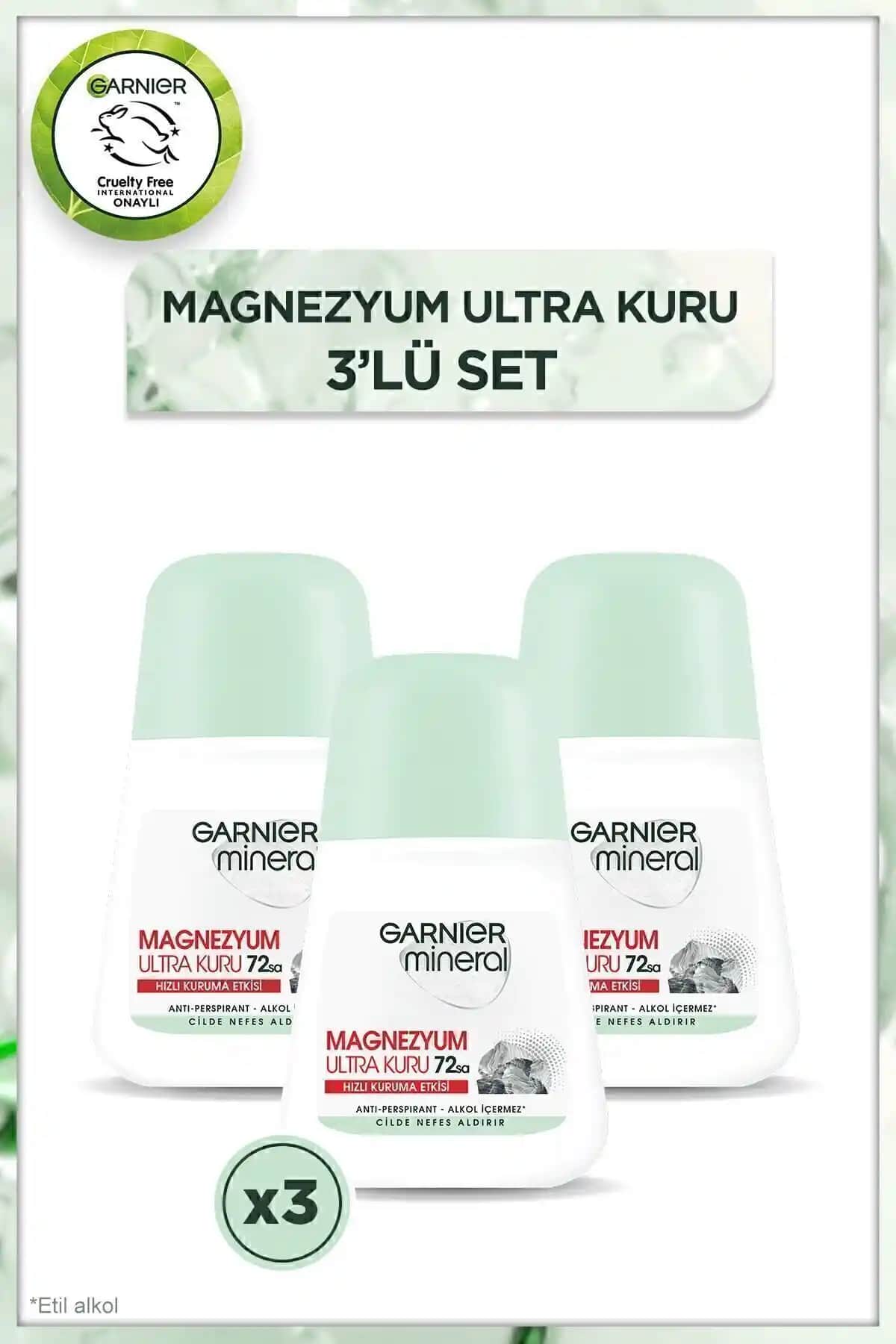 Garnier Deodorant: Magnezyum Ultra Kuru ve Termal Koruma Roll-On Setleri Karşılaştırması