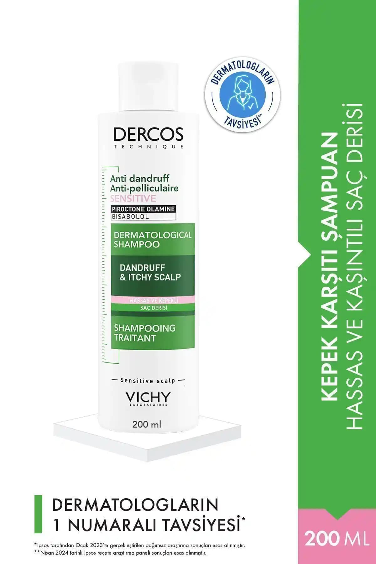 Vichy Dercos Kepek Karşıtı Şampuanları: 200 ml ve 75 ml Ürün Karşılaştırması