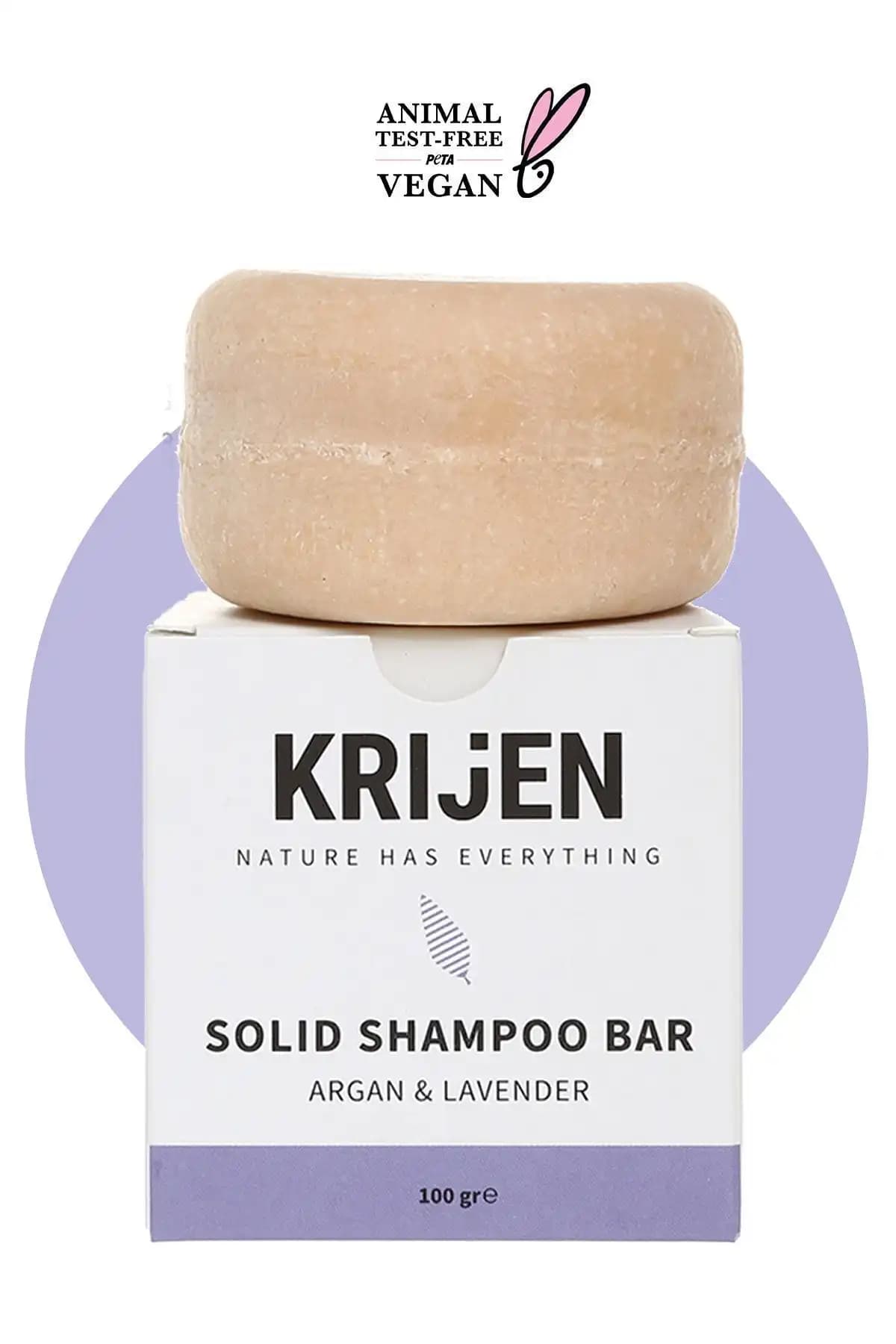 Krijen Argan & Lavanta Katı Şampuan 100 Gr