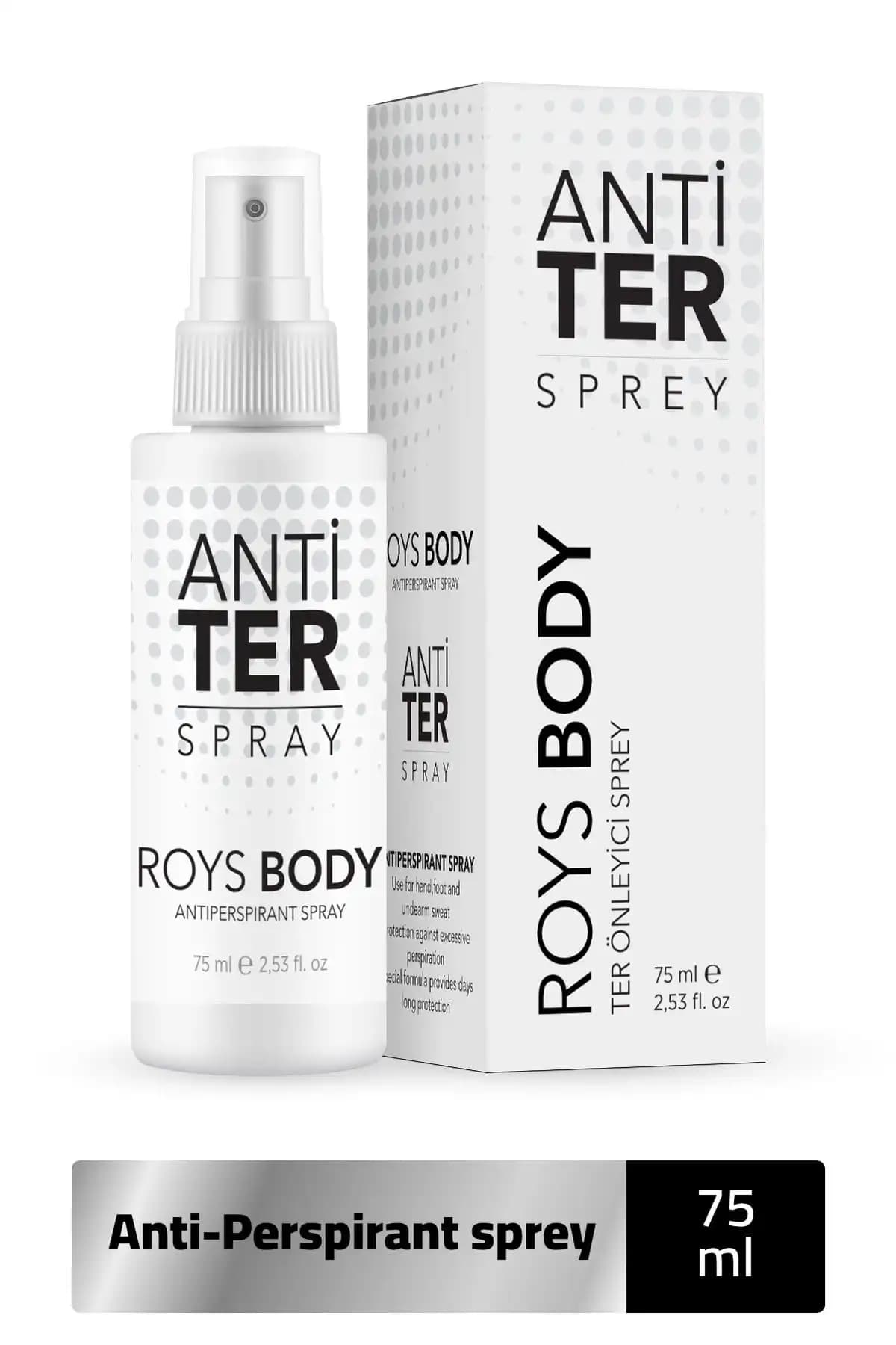 ROYS beauty Anti Ter El,ayak Ve Koltuk Altı Terleme Önleyici Sprey 75 Ml