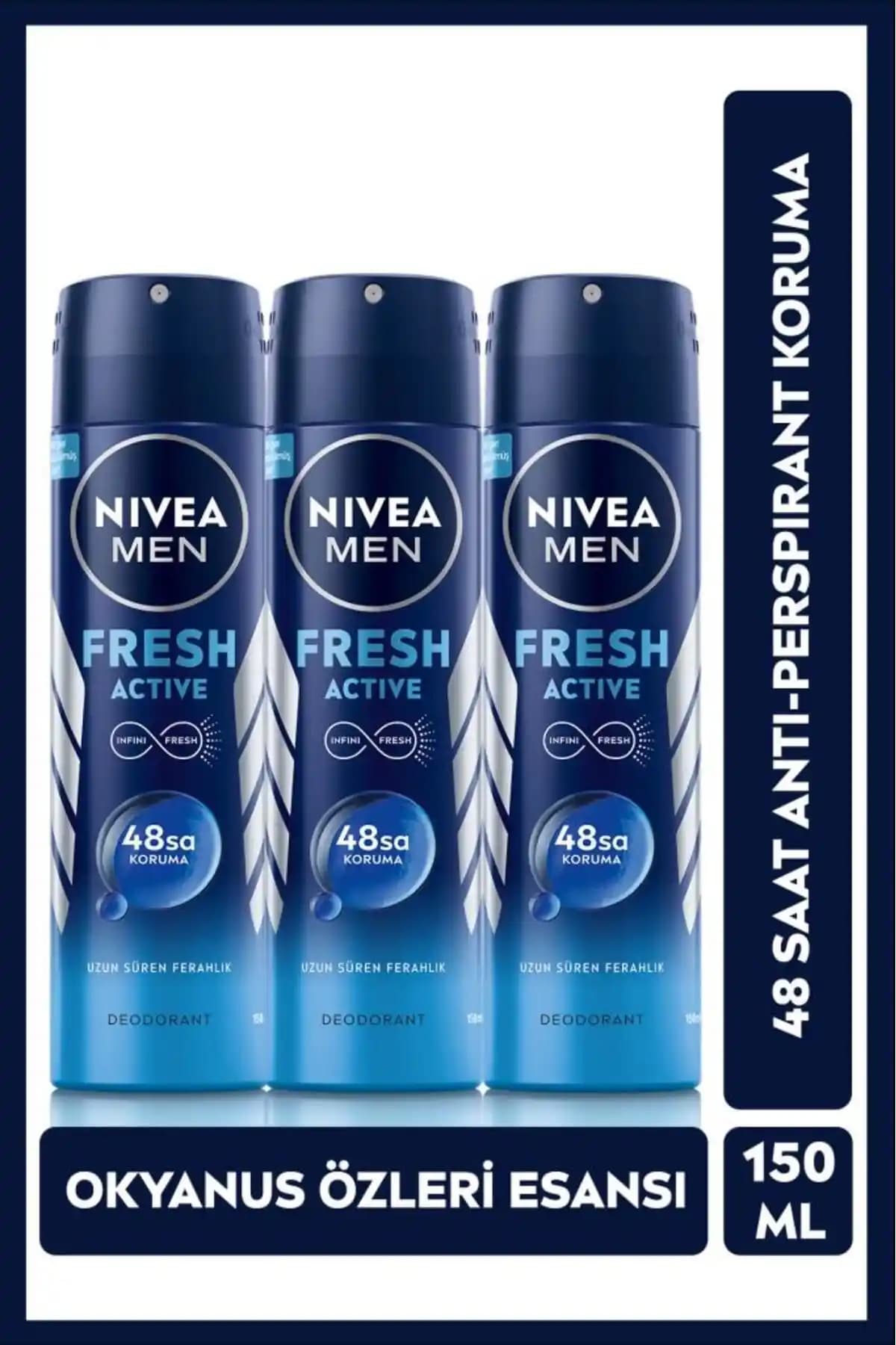 NIVEA MEN Fresh Active ile Rexona Men Xtra Cool Erkek Deodorant Karşılaştırması