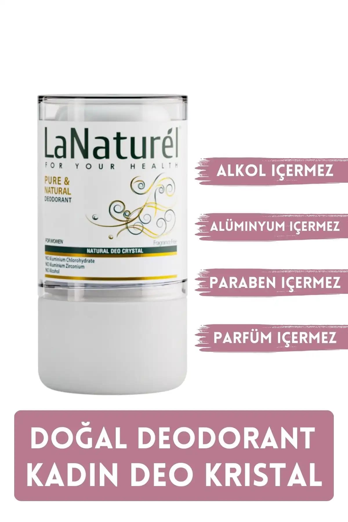 LaNaturel Kristal Deodorant Kokusuz Kadın 130 gr