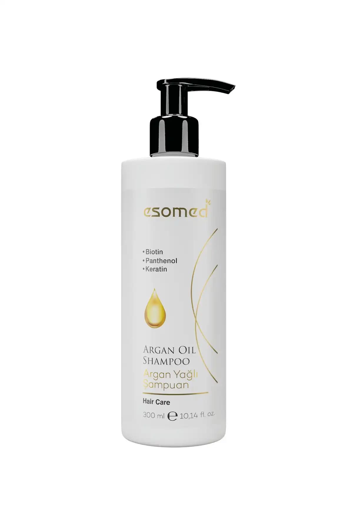 Esomed Saç Dökülmesine Karşı Argan Yağlı Biotin, Keratin, E Vitamini Ve Bitki Özlü Şampuan 300ml