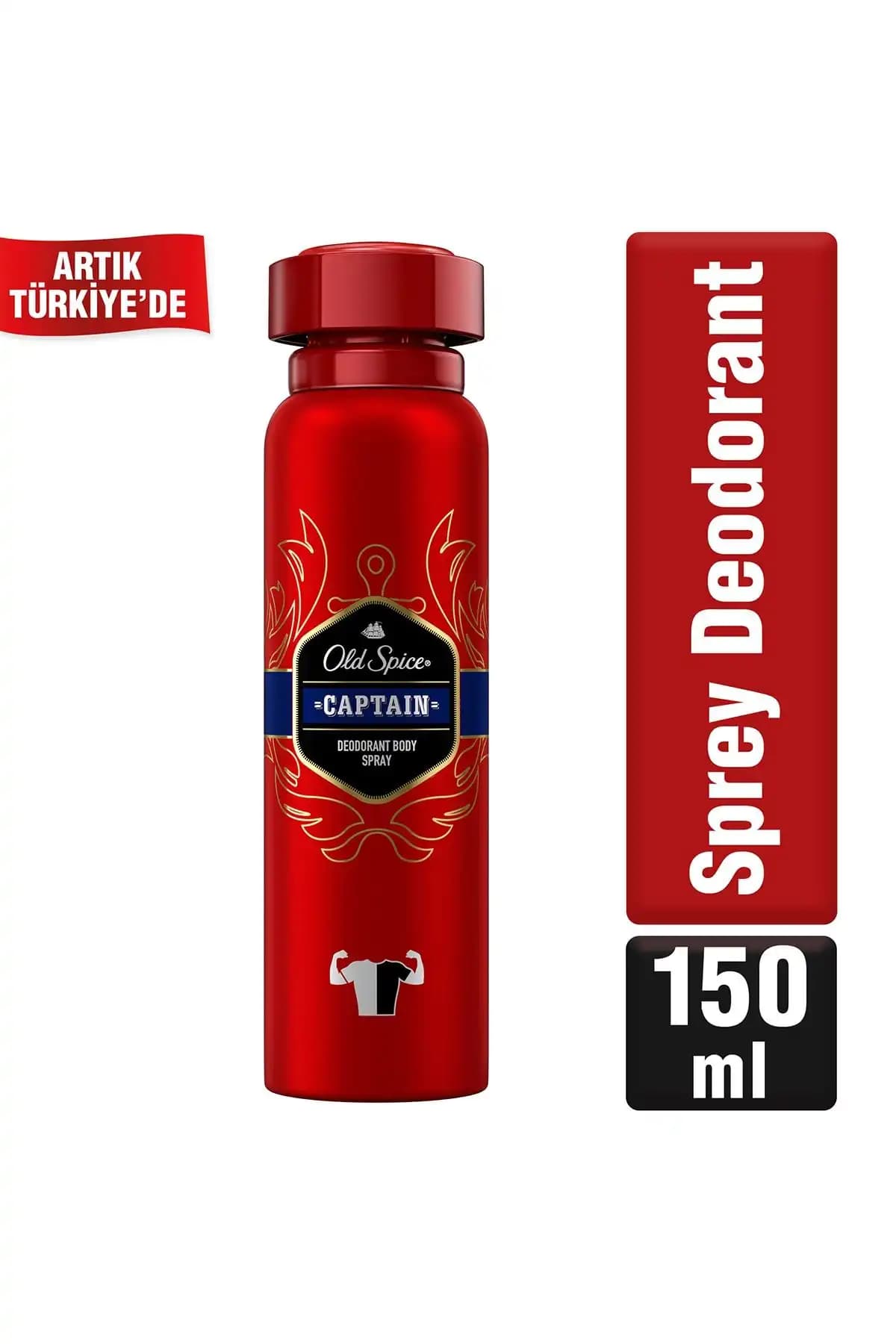 Old Spice Sprey Deodorant 150 ml Captain