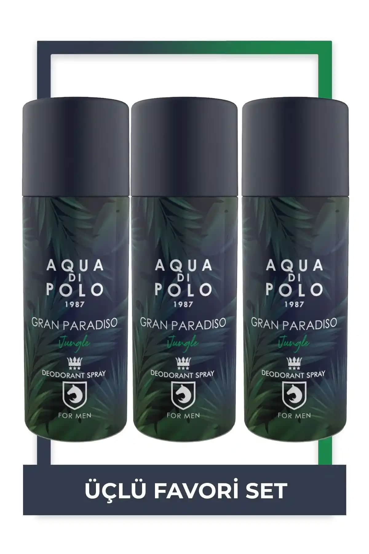Aqua Di Polo 1987 Gran Paradiso Jungle ve Axe Apollo Deodorant Seti Karşılaştırması