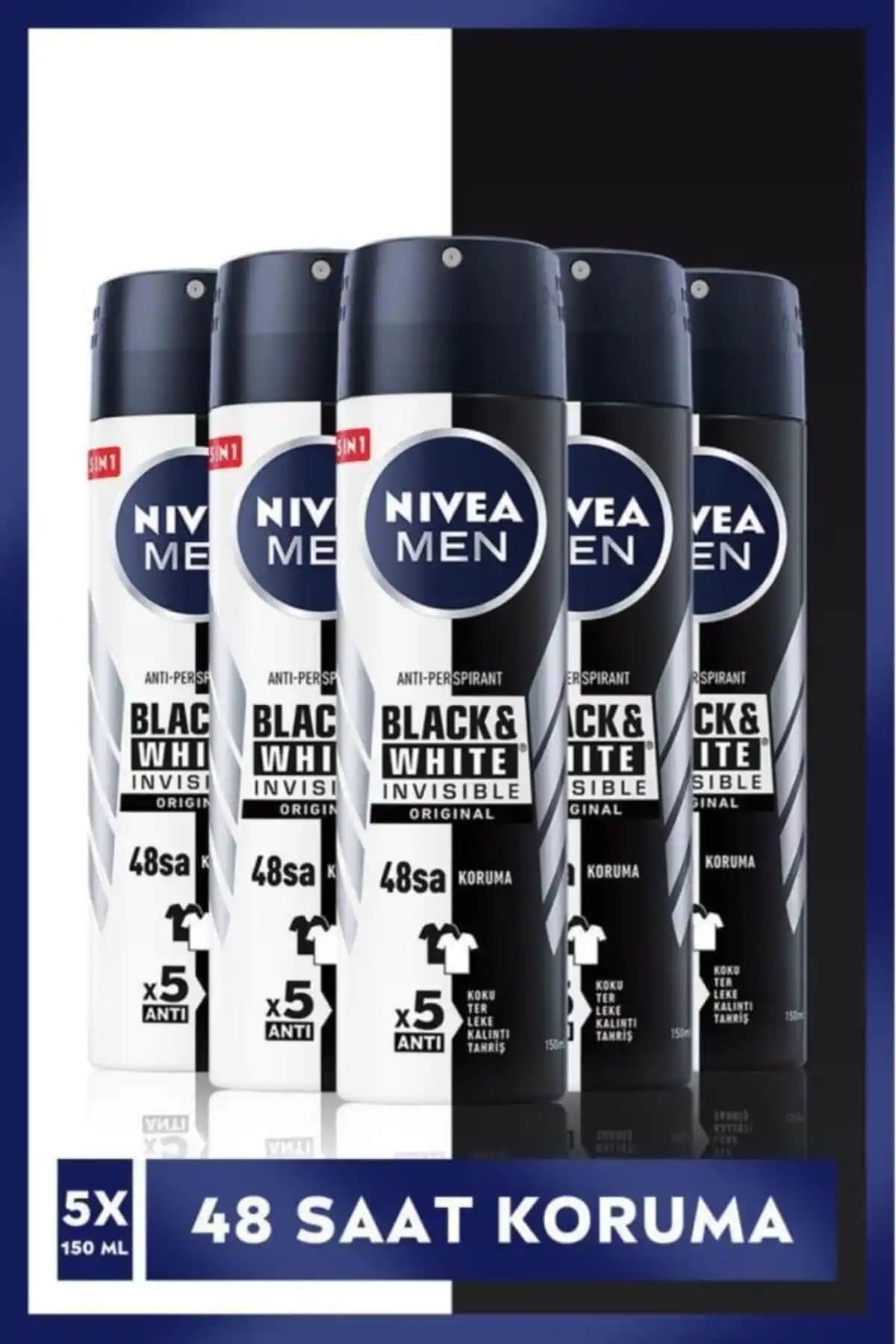 NIVEA Men Deodorant Black&White Invisible ve Deep Dimension Ürün İncelemeleri