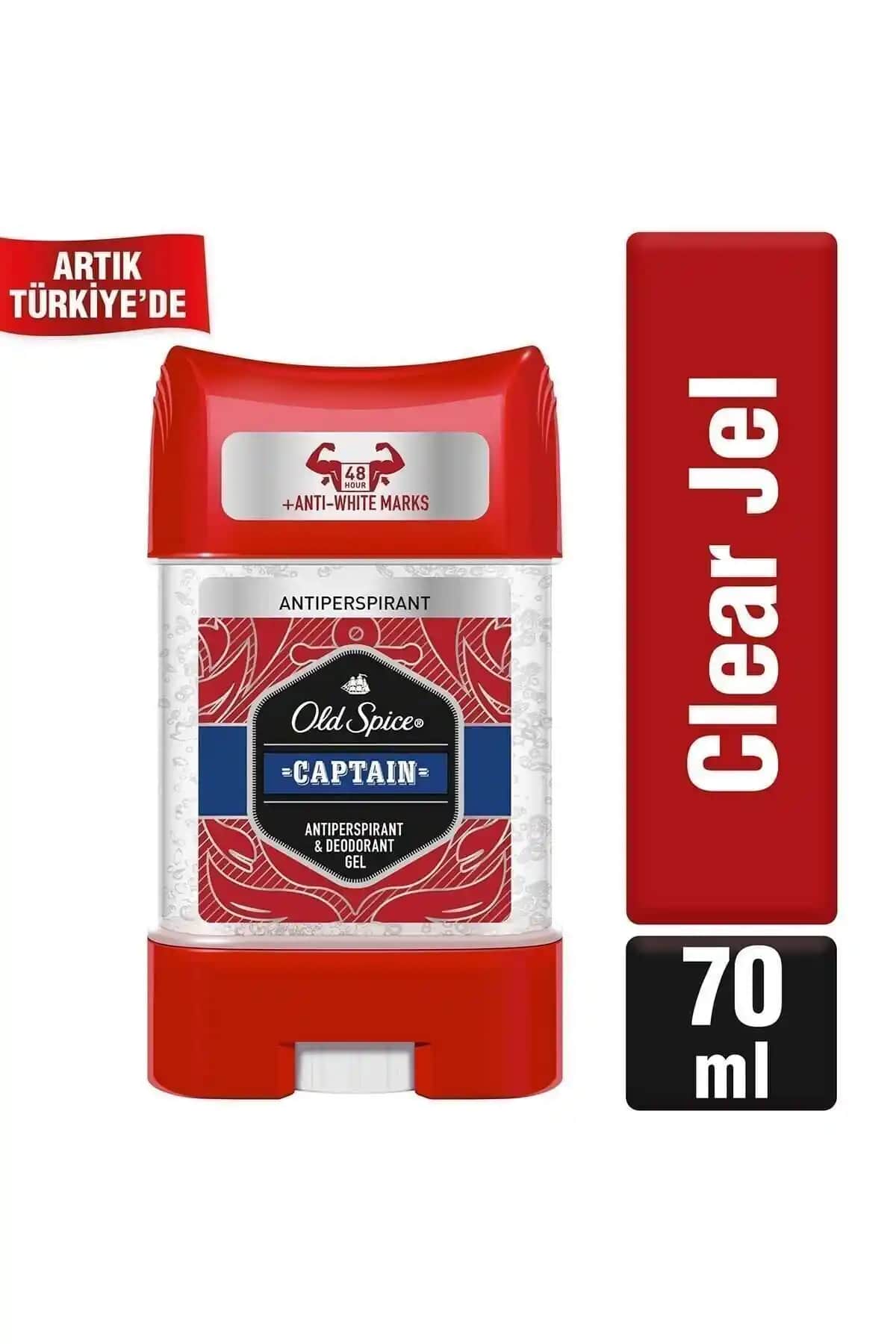 Old Spice Captain Clear Gel ve Whitewater Antiperspirant Karşılaştırması