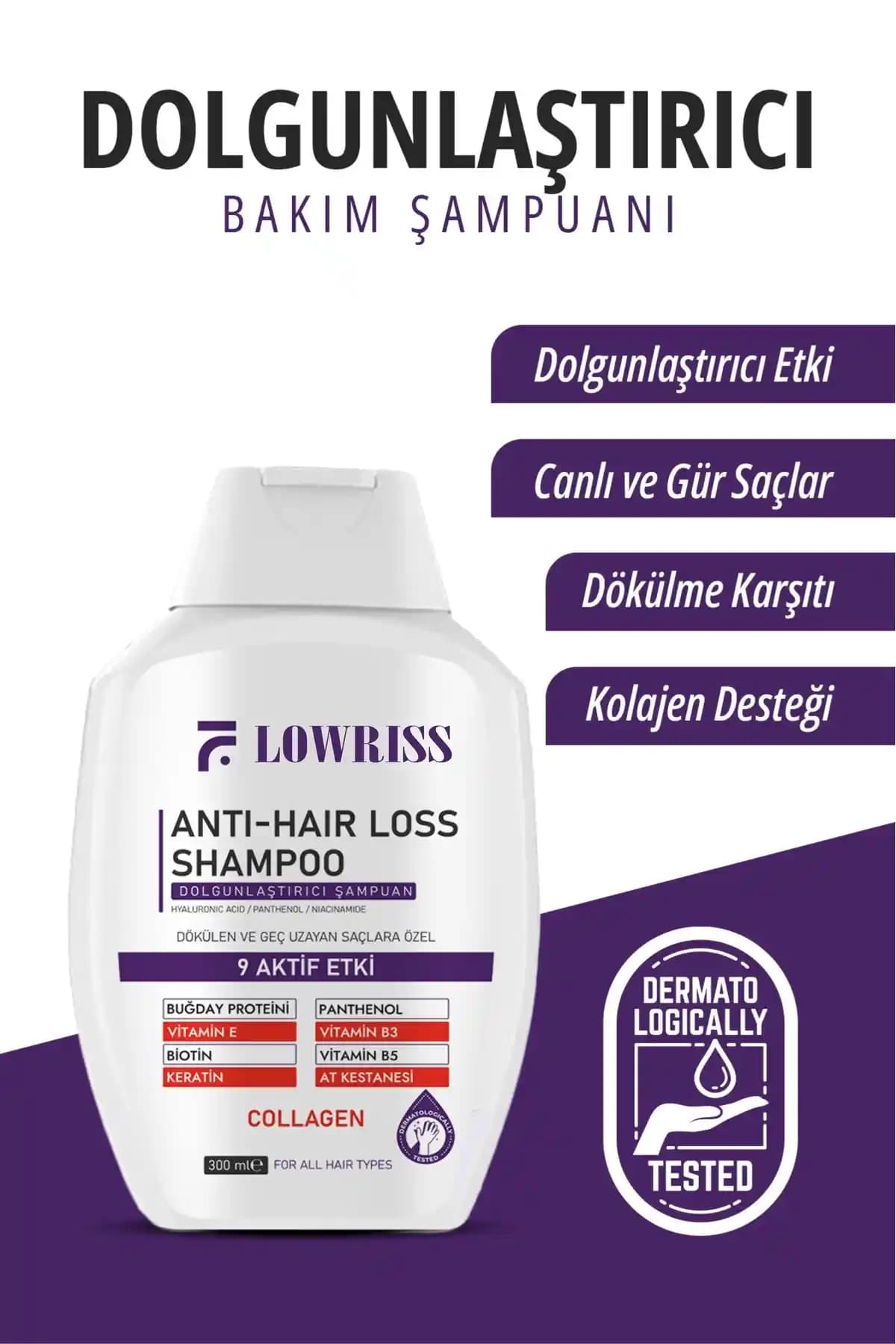 LOWRISS Kolajen ve Keratin Şampuanı ile Revox X-treme Şampuanı Karşılaştırması