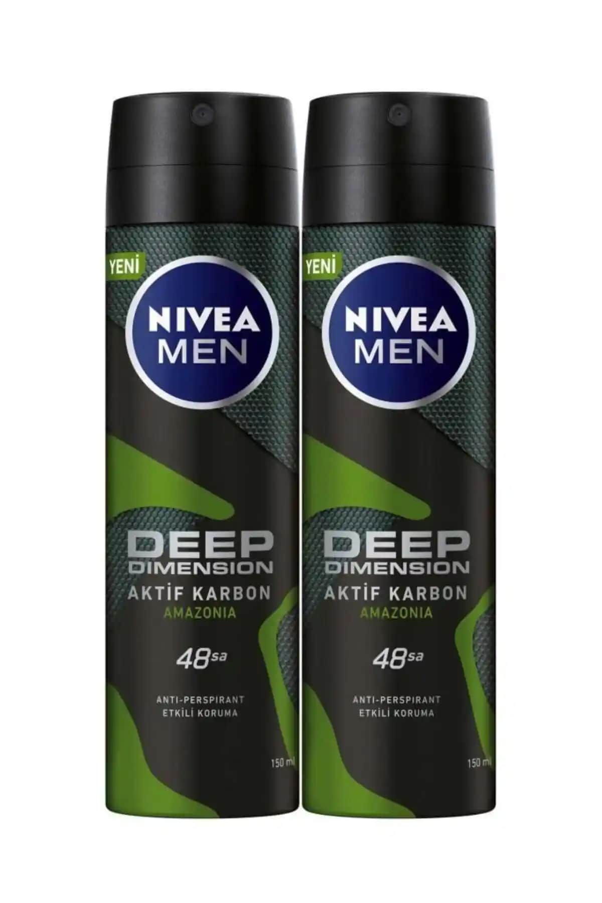 NIVEA Men Erkek Sprey Deodorant Amazonia ve Deep Dimension Espresso İncelemesi