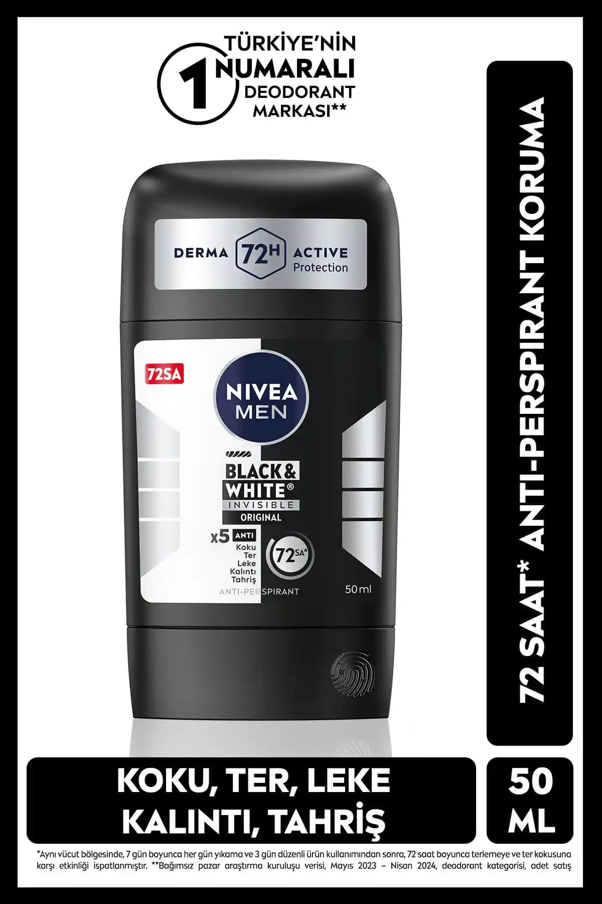 NIVEA MEN Erkek Stick Deodorantları: Black&White Invisible ile Deep Dimension Karşılaştırması