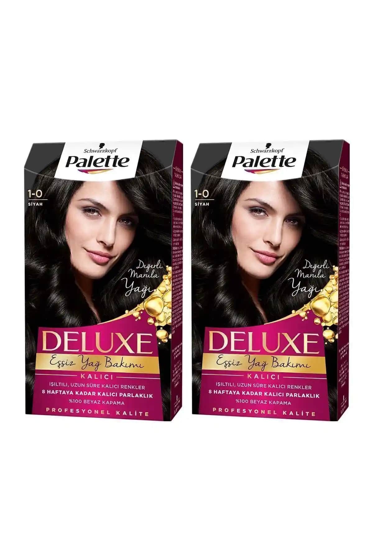 Palette Deluxe 1-0 Siyah ve 4-0 Kahve Saç Boyası: Karşılaştırma ve İnceleme