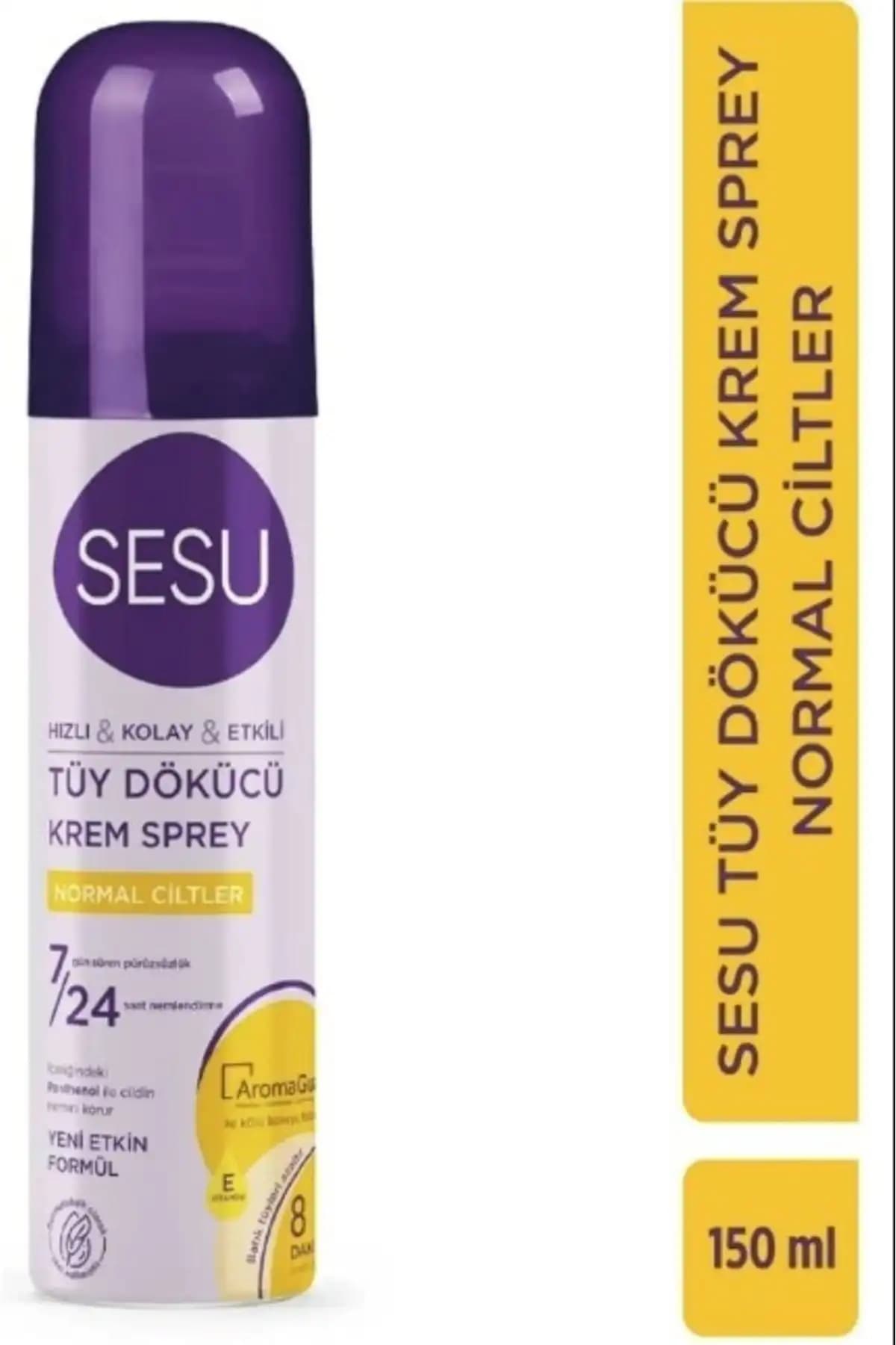 Sesu Normal Ciltler için Tüy Dökücü Krem Sprey 150 ml