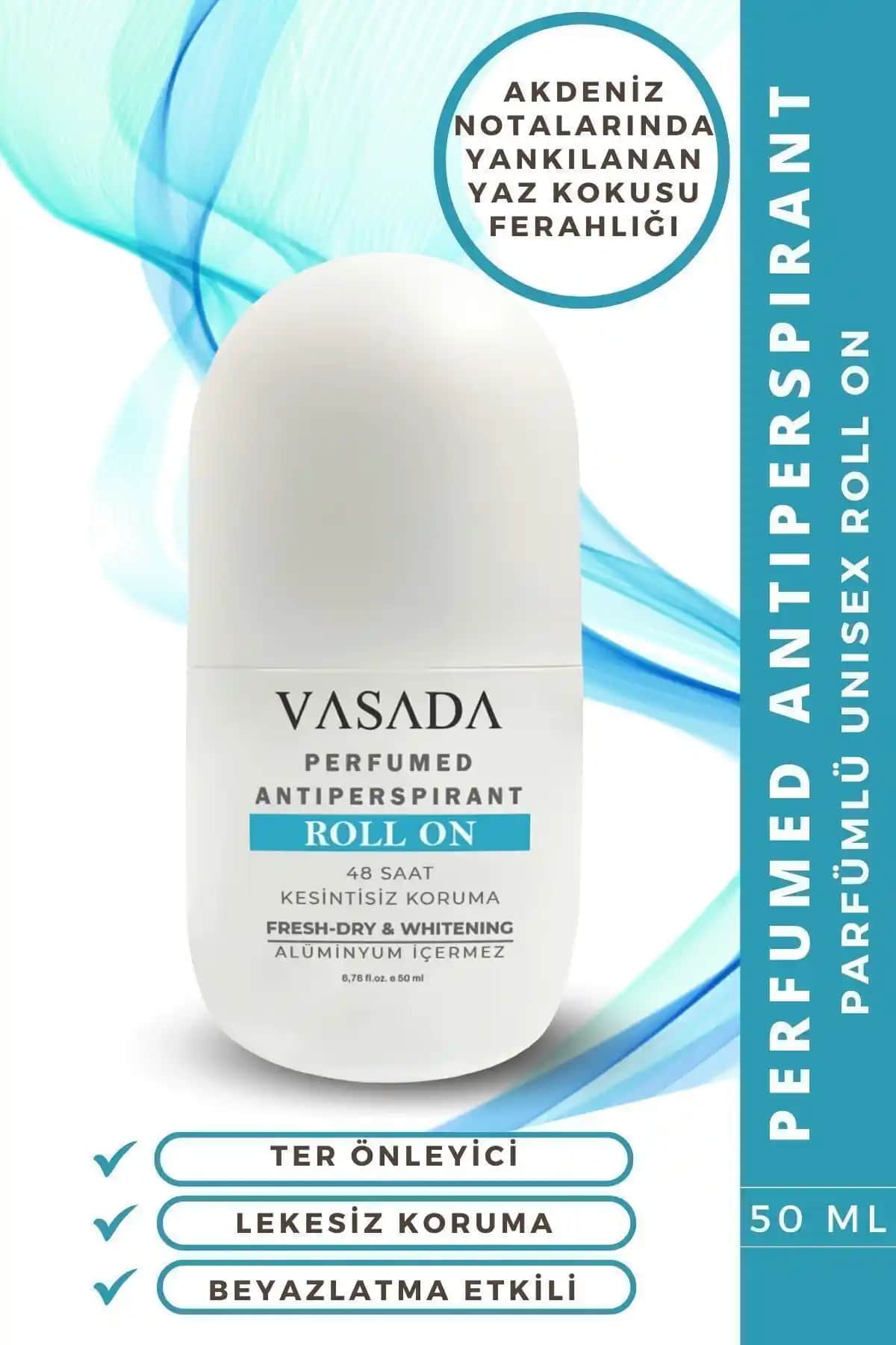 Alüminyum İçermeyen Unisex Roll-on: Ter Önleyici ve Beyazlatıcı