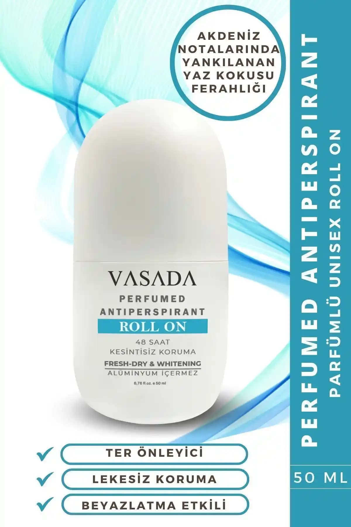 Alüminyum İçermeyen Unisex Roll-on: Ter Önleyici ve Beyazlatıcı