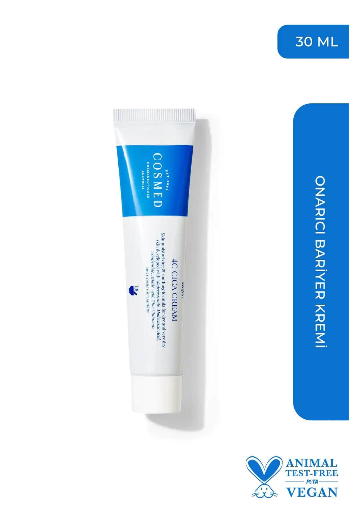 Atopia 4C Cica Centella Krem: Yatıştırıcı ve Onarıcı Cilt Bakım Kremi