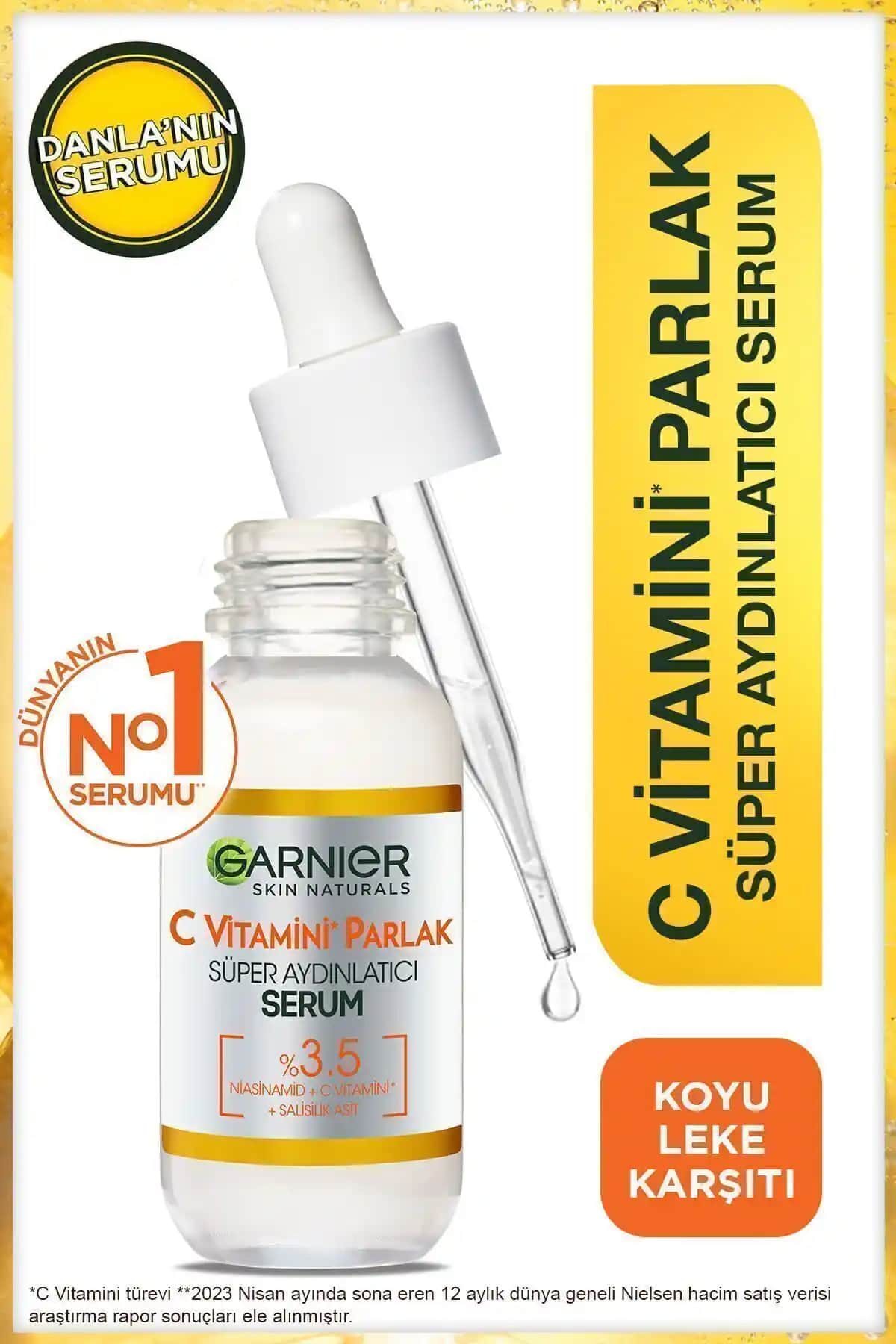 C Vitamini Parlak Süper Aydınlatıcı Serum - Garnier