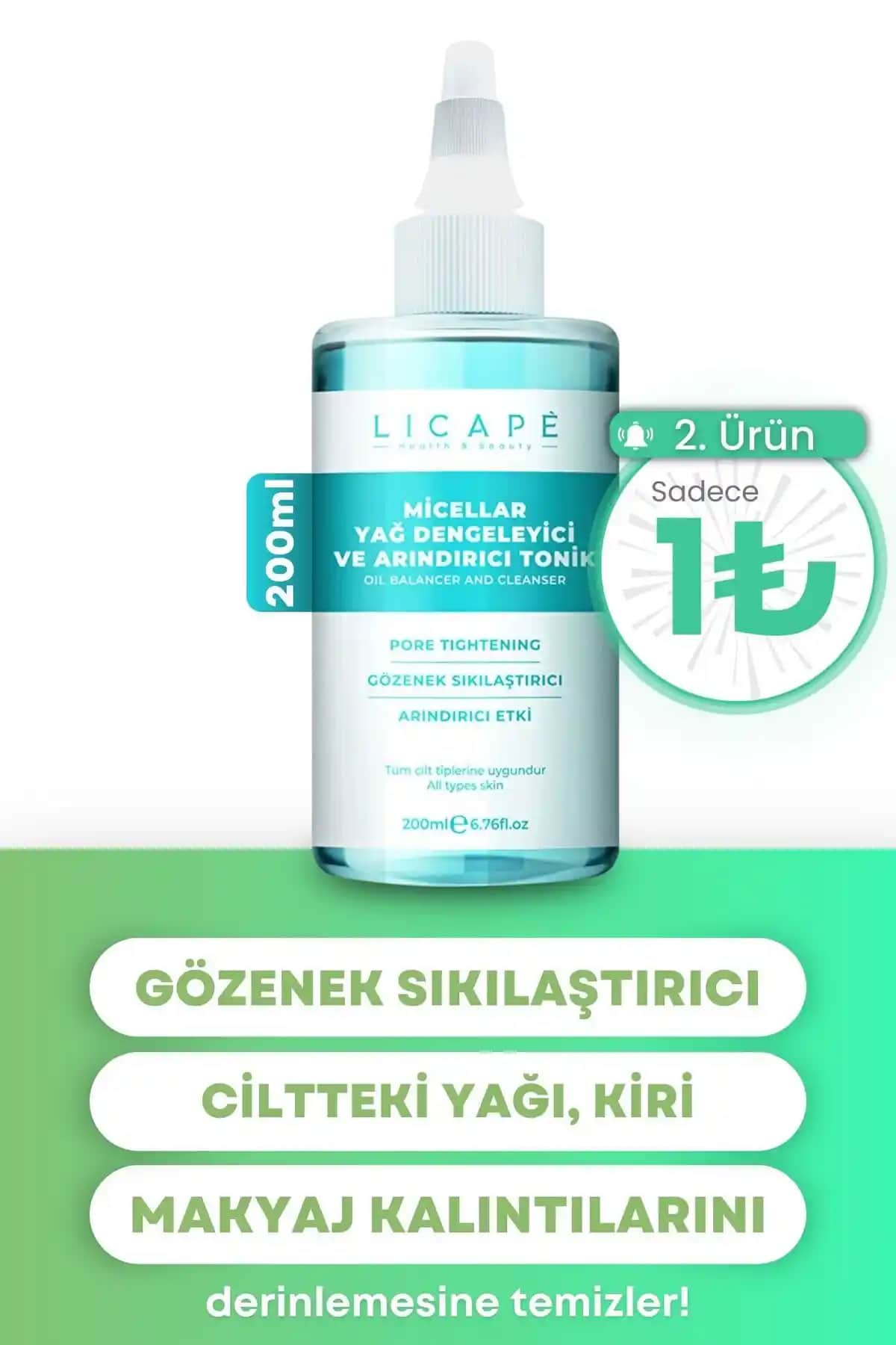 Gözenek Sıkılaştırıcı ve Yağ Dengeleyici Tonik - 200ml