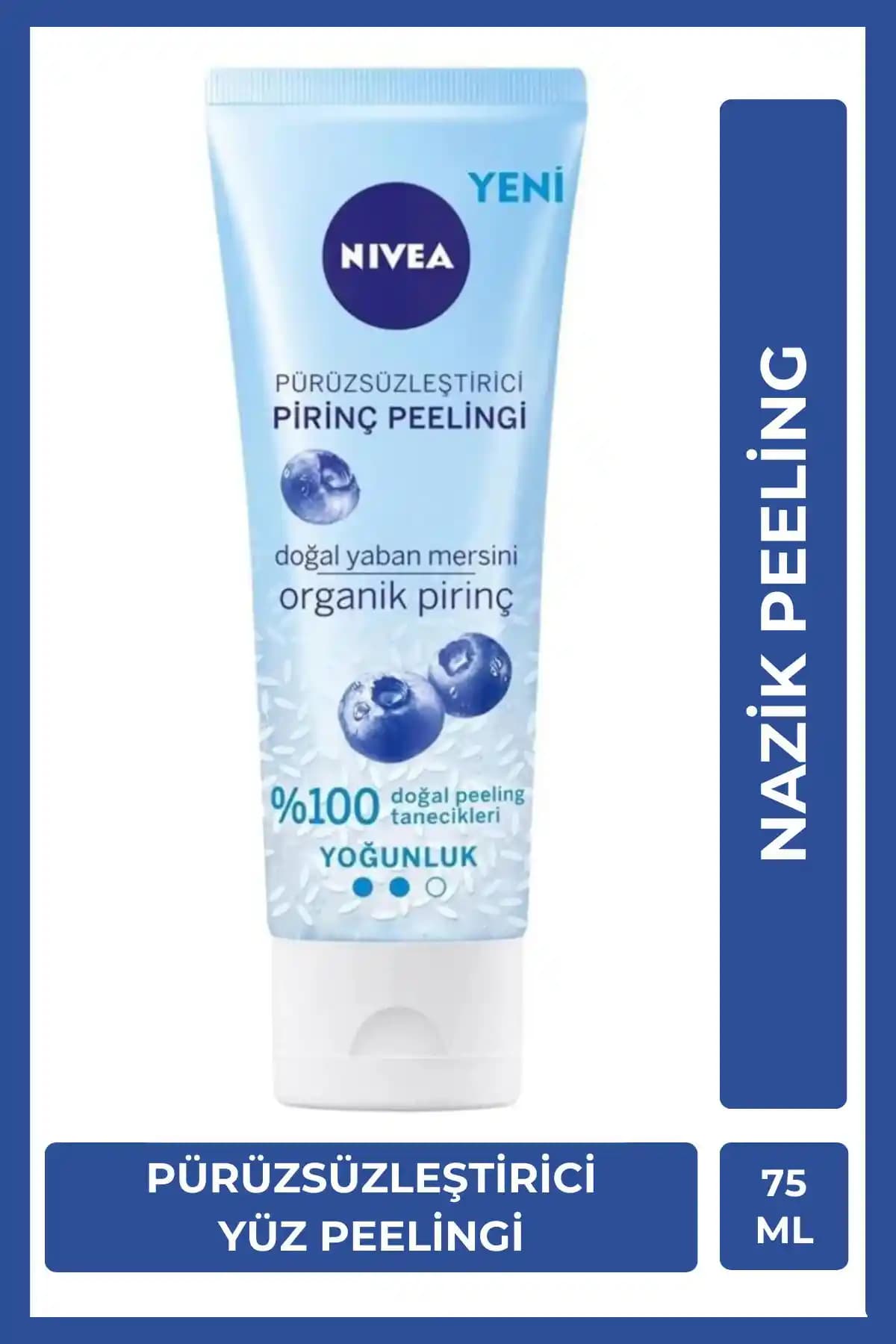 NIVEA Pürüzsüzleştirici Organik Pirinç Yüz Peelingi İncelemesi