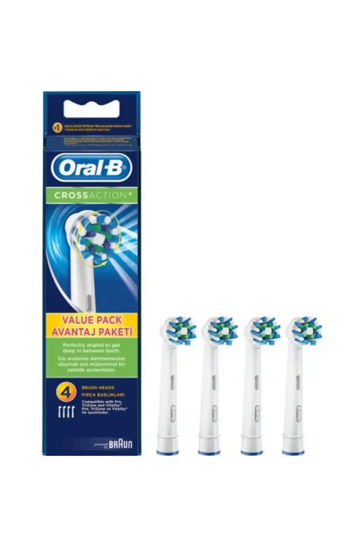 Oral-B CrossAction Diş Fırçası Yedek Başlıkları