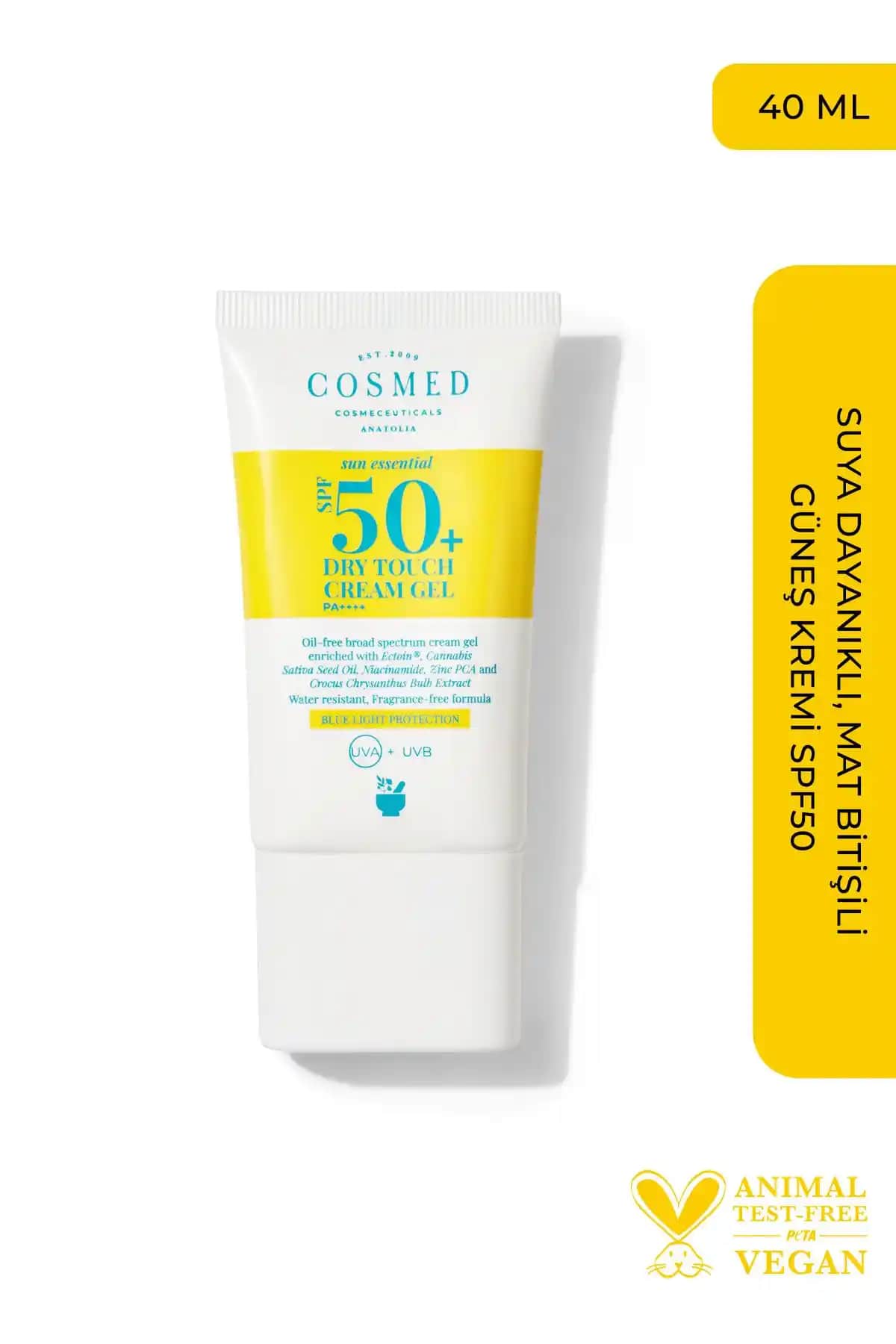 Sun Essential Dry Touch Cream Gel SPF 50+ - Lightweight Skin Protection