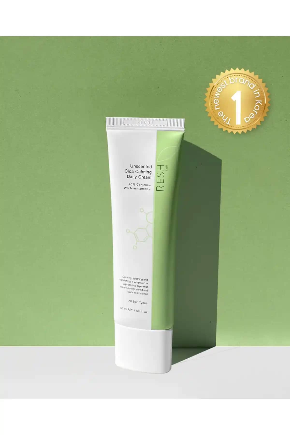 Unscented Cica Calming Daily Cream - Vegan Moisturizer