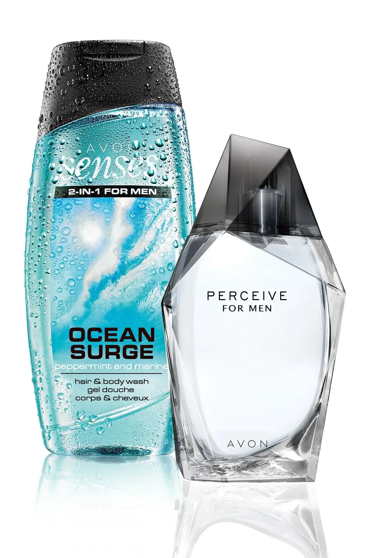Avon Perceive Erkek 100ml EDT + Saç ve Vücut Şampuanlı Bakım Seti