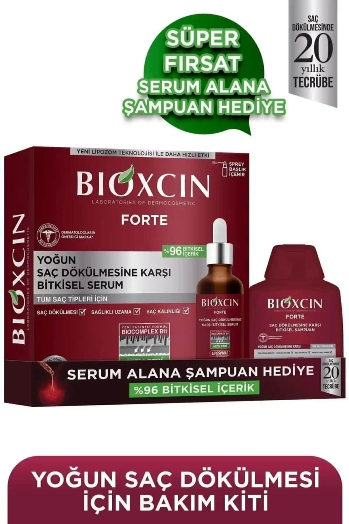 Bioxcin Forte Serum ve Bioxcin Yoğun Dökülmeler Şampuan Arasındaki Farklar ve İnceleme