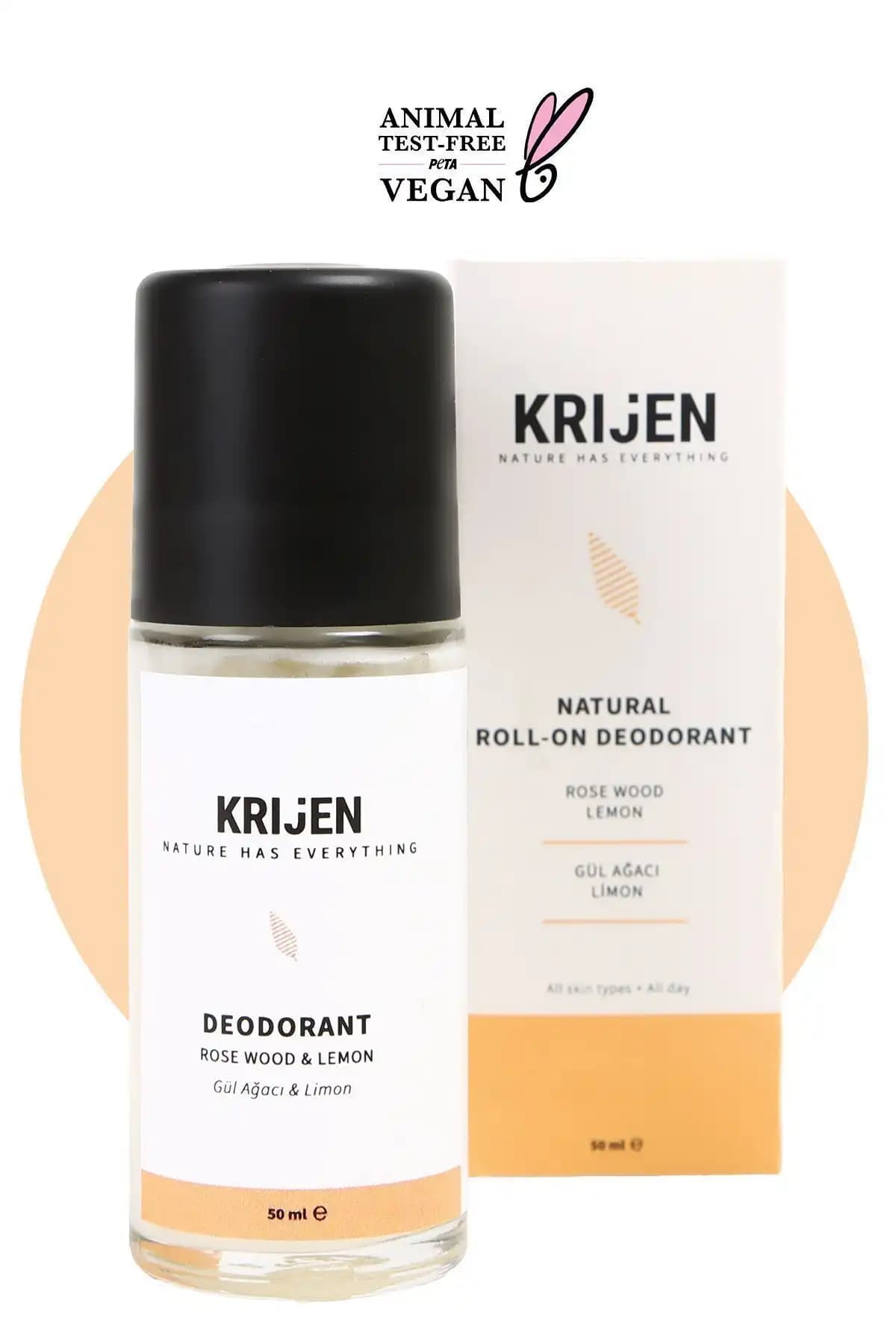 Krijen Gül Ağacı & Limon Roll-on Deodorant 50 Ml