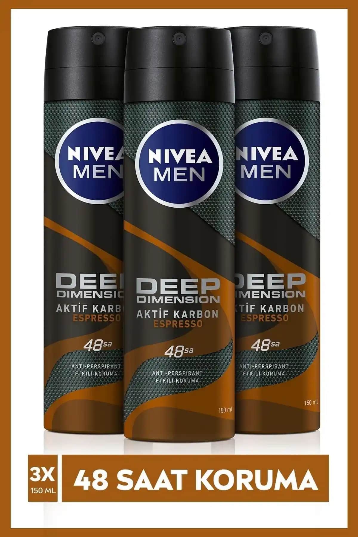 NIVEA Erkek Deodorantları: Deep Dimension Espresso ve Black&White Invisible Karşılaştırması